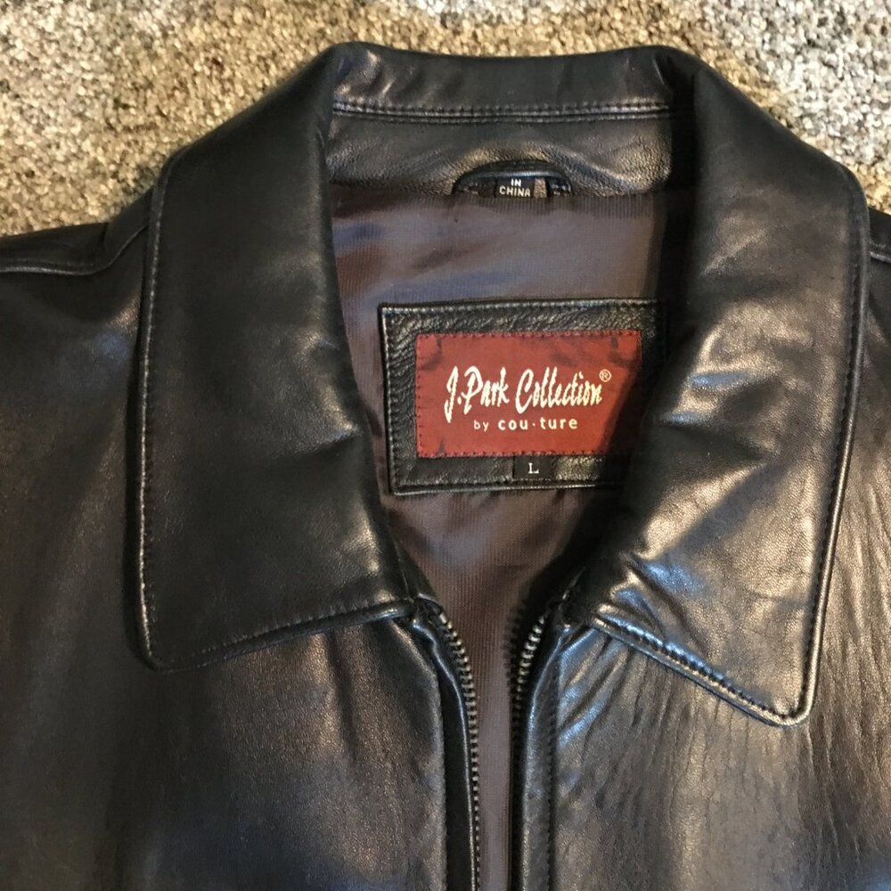 Men's J.Park leather jacket - Picture 3 of 8